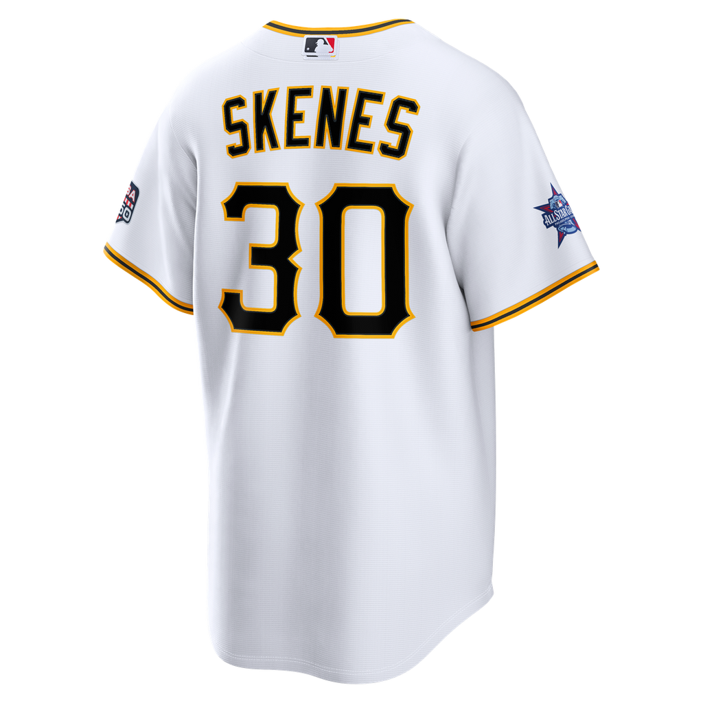 Men's 2026 All-Star Game Men's Pittsburgh Pirates Paul Skenes White Replica MLB Baseball Jersey - view 3