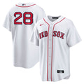 Men's Boston Red Sox Kristian Campbell White Home Replica MLB Baseball Jersey - view 1