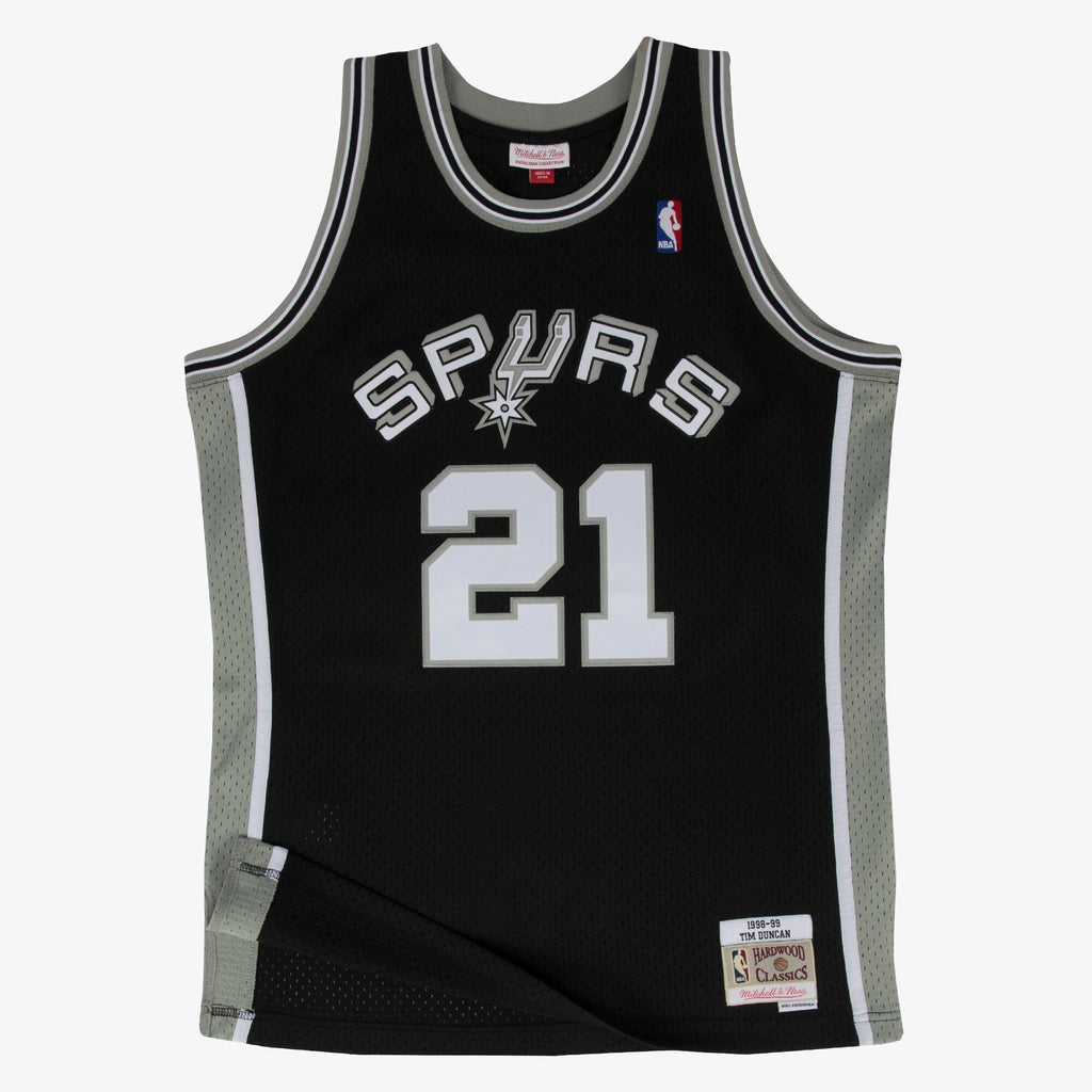 Men's San Antonio Spurs Swingman NBA Basketball Jersey Road Tim Duncan 1998-99 - view 1