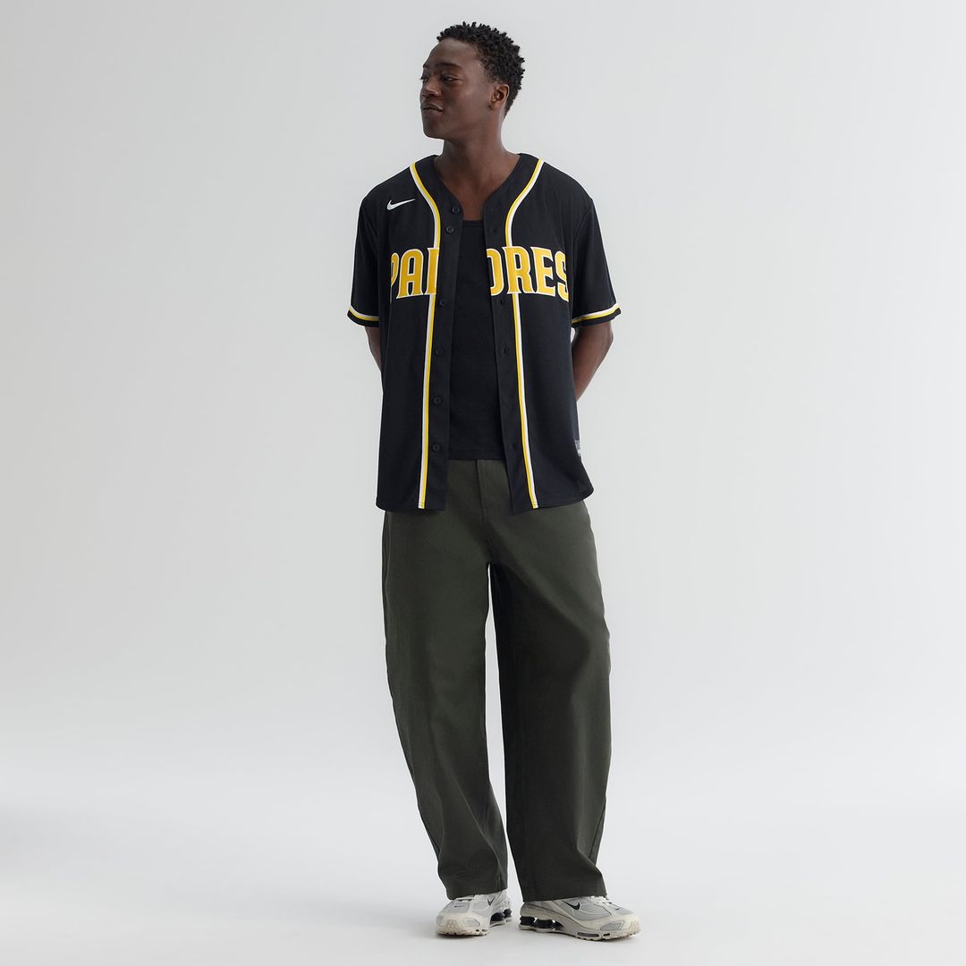 Men's San Diego Padres Fernando Tatis Jr. Fashion Replica Black Out MLB Baseball Jersey - view 5