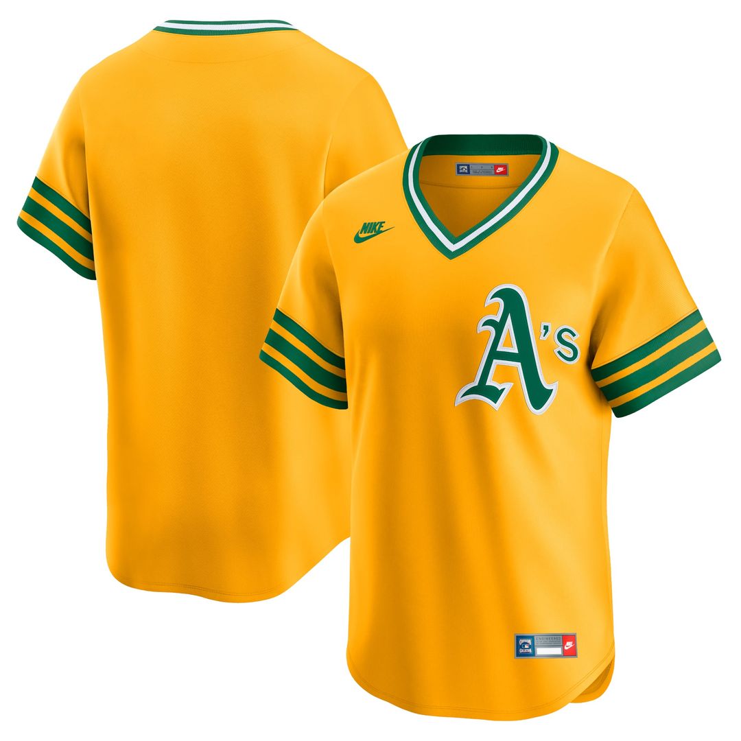 Men's Athletics Gold Cooperstown Collection Limited MLB Baseball Jersey - view 1