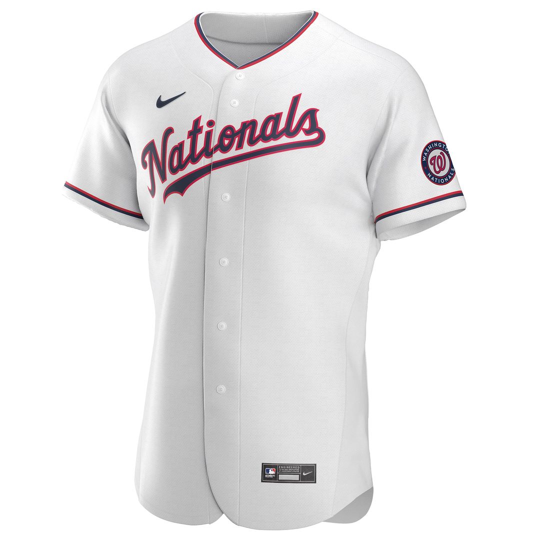 Men's Washington Nationals White Alternate MLB Baseball Jersey - view 2