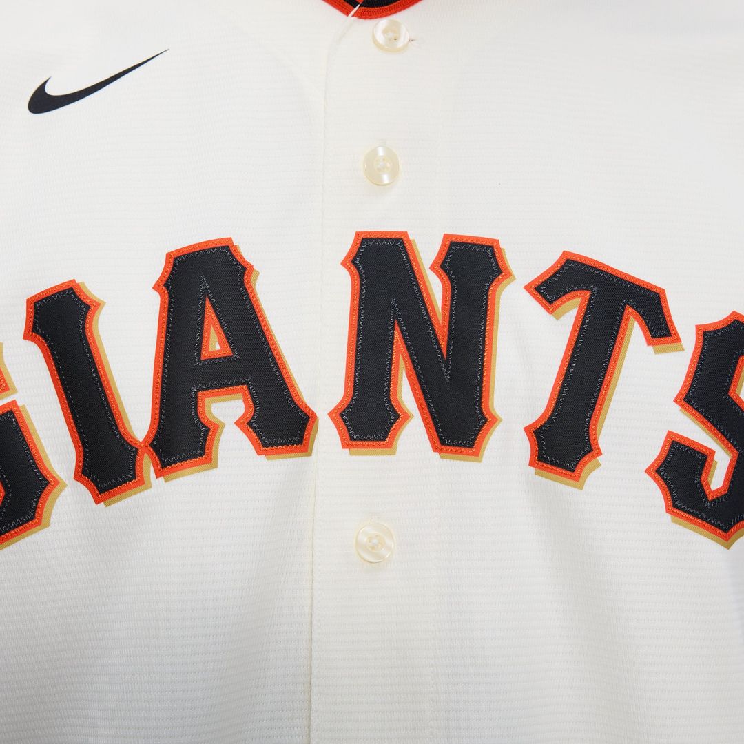 Men's San Francisco Giants Cream Home Replica MLB Baseball Jersey - view 8