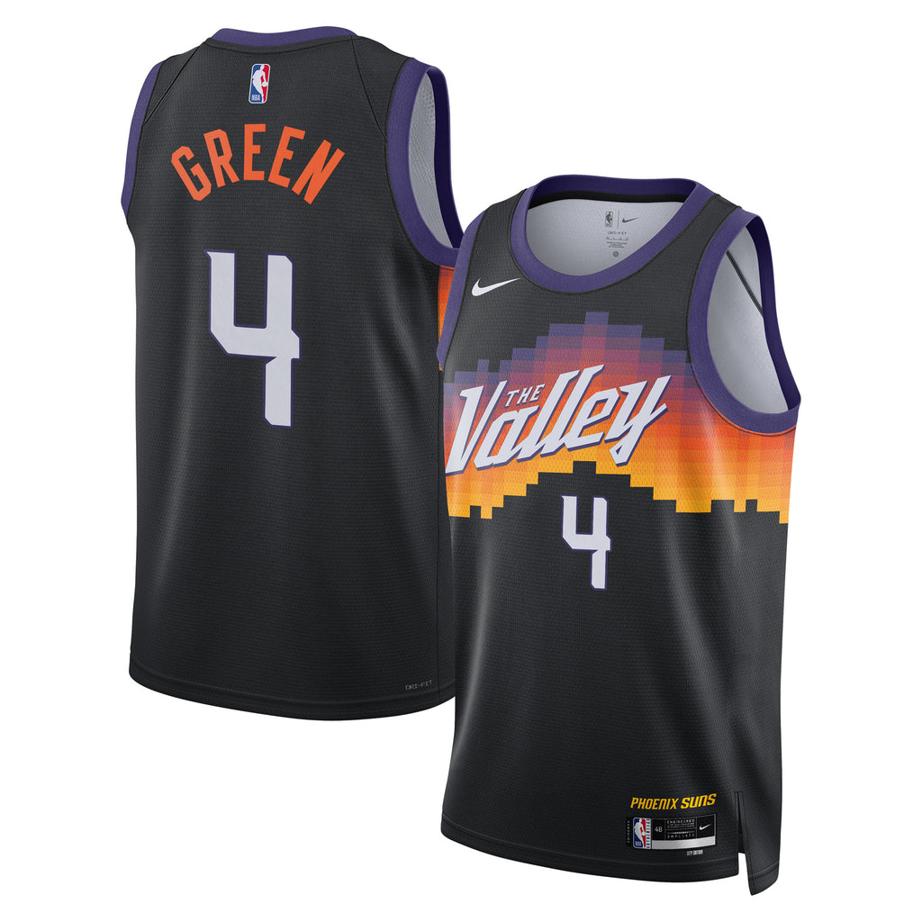 Unisex Phoenix Suns 2025/26 City Edition Swingman NBA Basketball Jersey - Black - Jalen Green - view 2