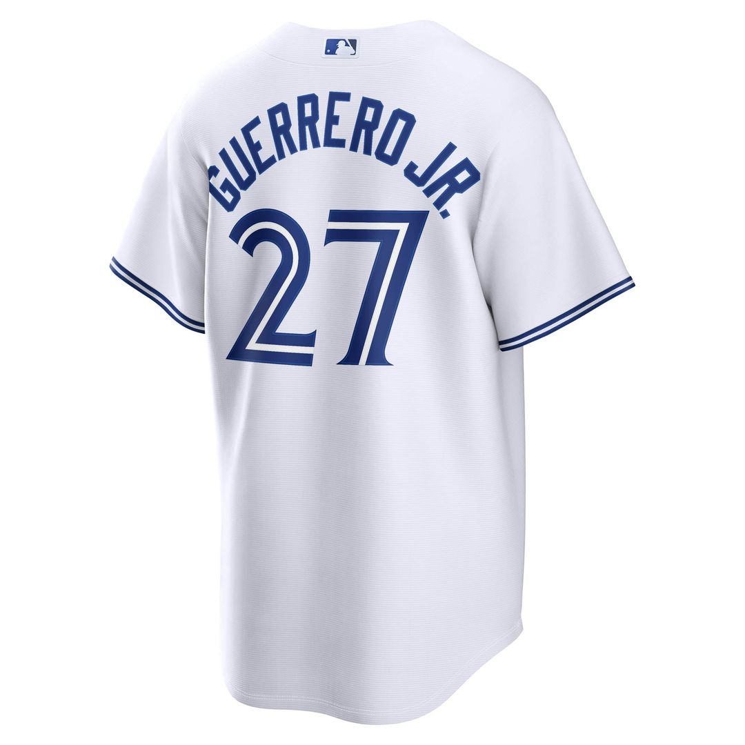 Men's Toronto Blue Jays Vladimir Guerrero Jr. White Home Replica MLB Baseball Jersey - view 3