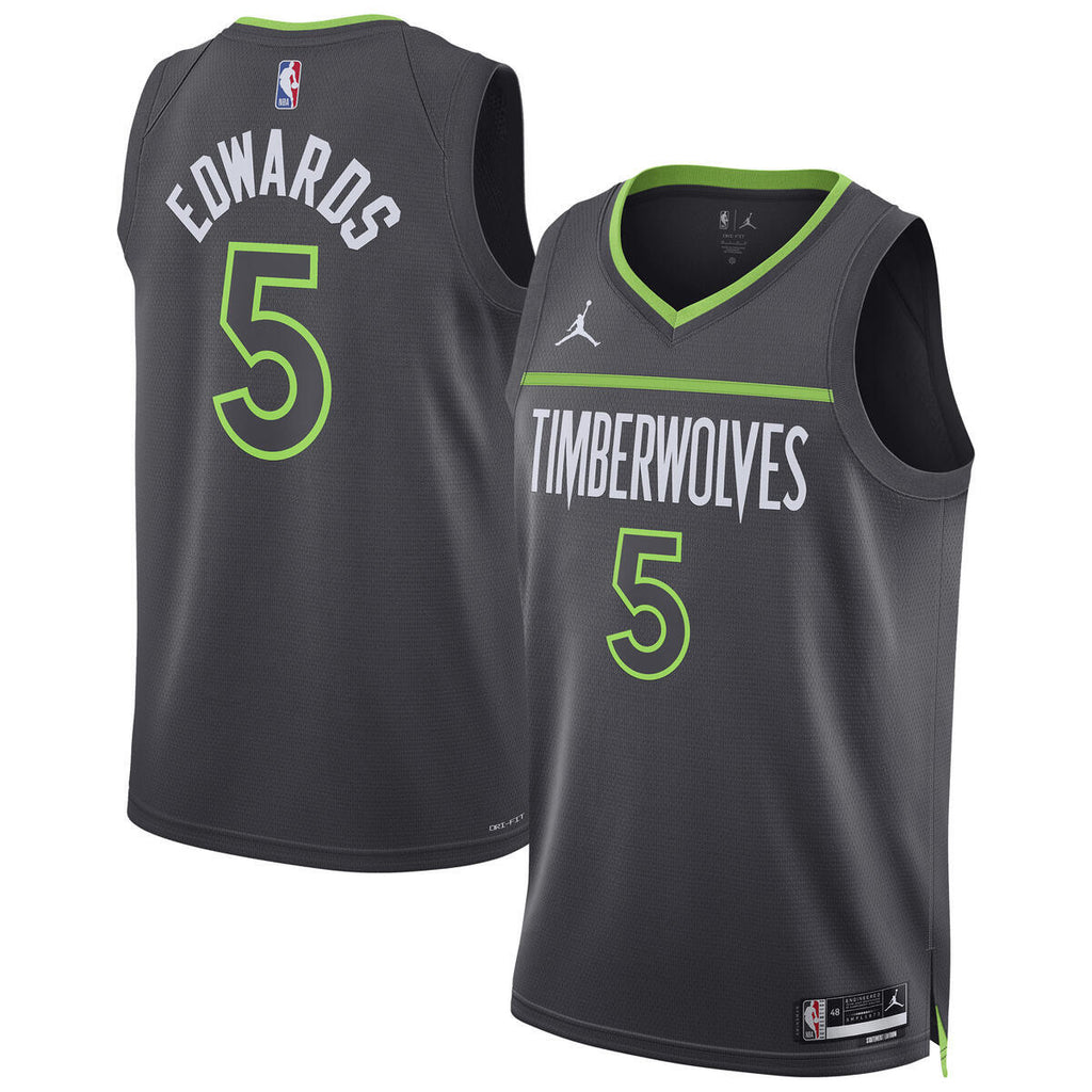 Unisex Minnesota Timberwolves Statement Swingman NBA Basketball Jersey - Edwards - view 2