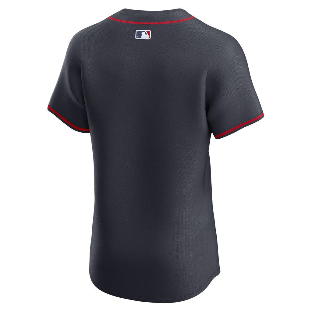 Men's Atlanta Braves White Home Elite MLB Baseball Jersey - view 12
