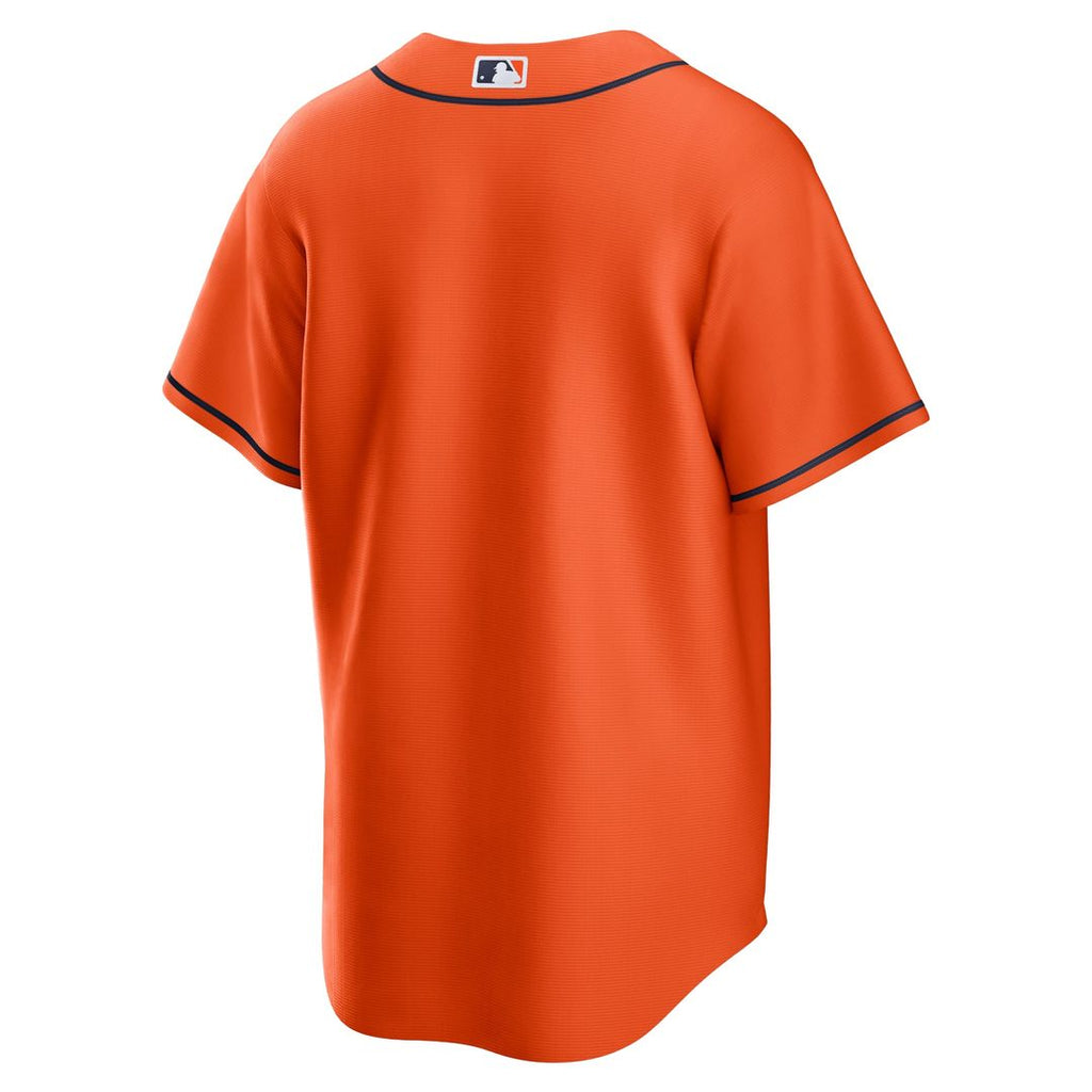 Men's Houston Astros Orange Alternate Replica MLB Baseball Jersey - view 3