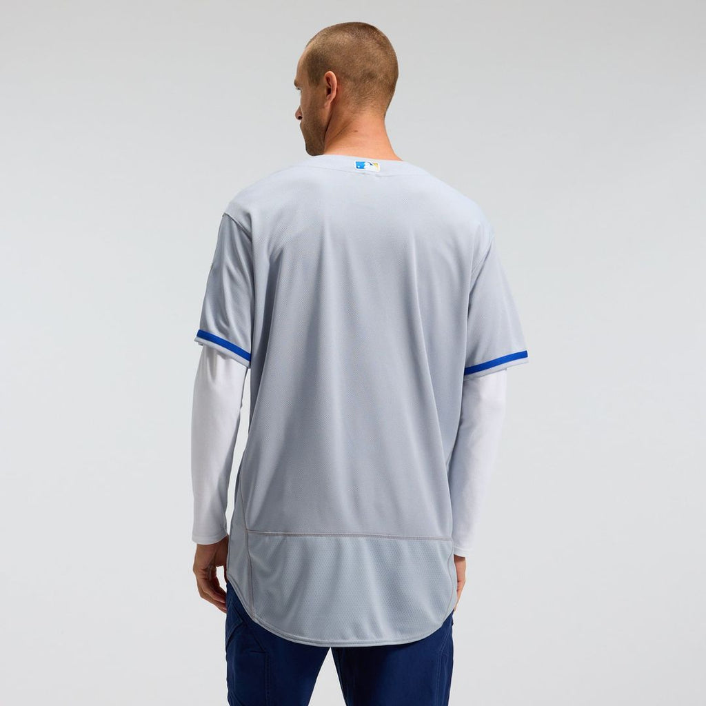 Men's Kansas City Royals Gray 2022 Road MLB Baseball Jersey - view 3