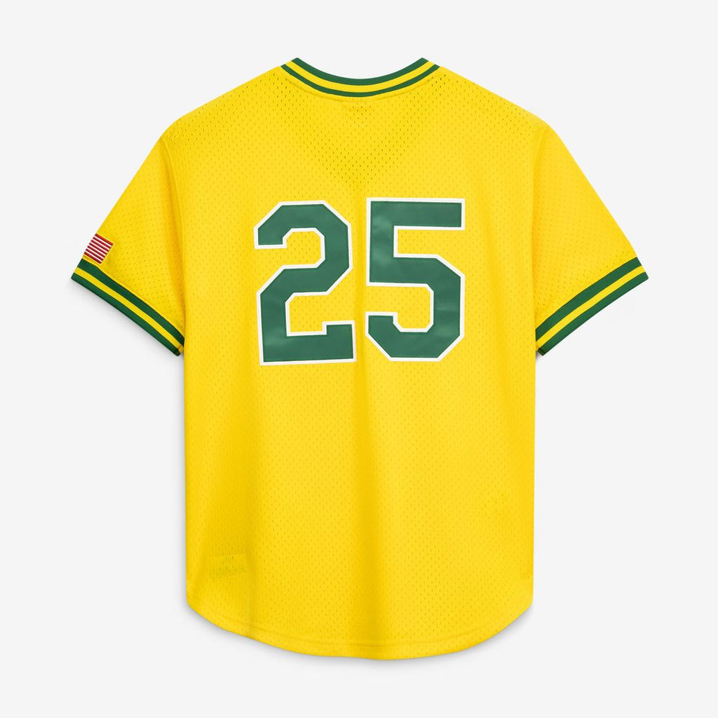 Men's Athletics Mark McGwire Gold Batting Practice MLB Baseball Jersey - view 3