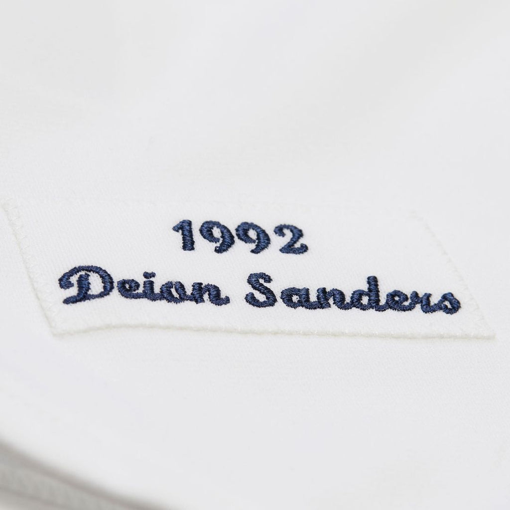 Men's Atlanta Braves Deion Sanders White Cooperstown Collection 1992 MLB Baseball Jersey - view 8