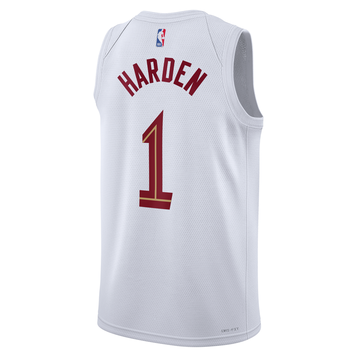 Unisex James Harden Cleveland Cavaliers Association Edition Swingman NBA Basketball Jersey - White - view 4