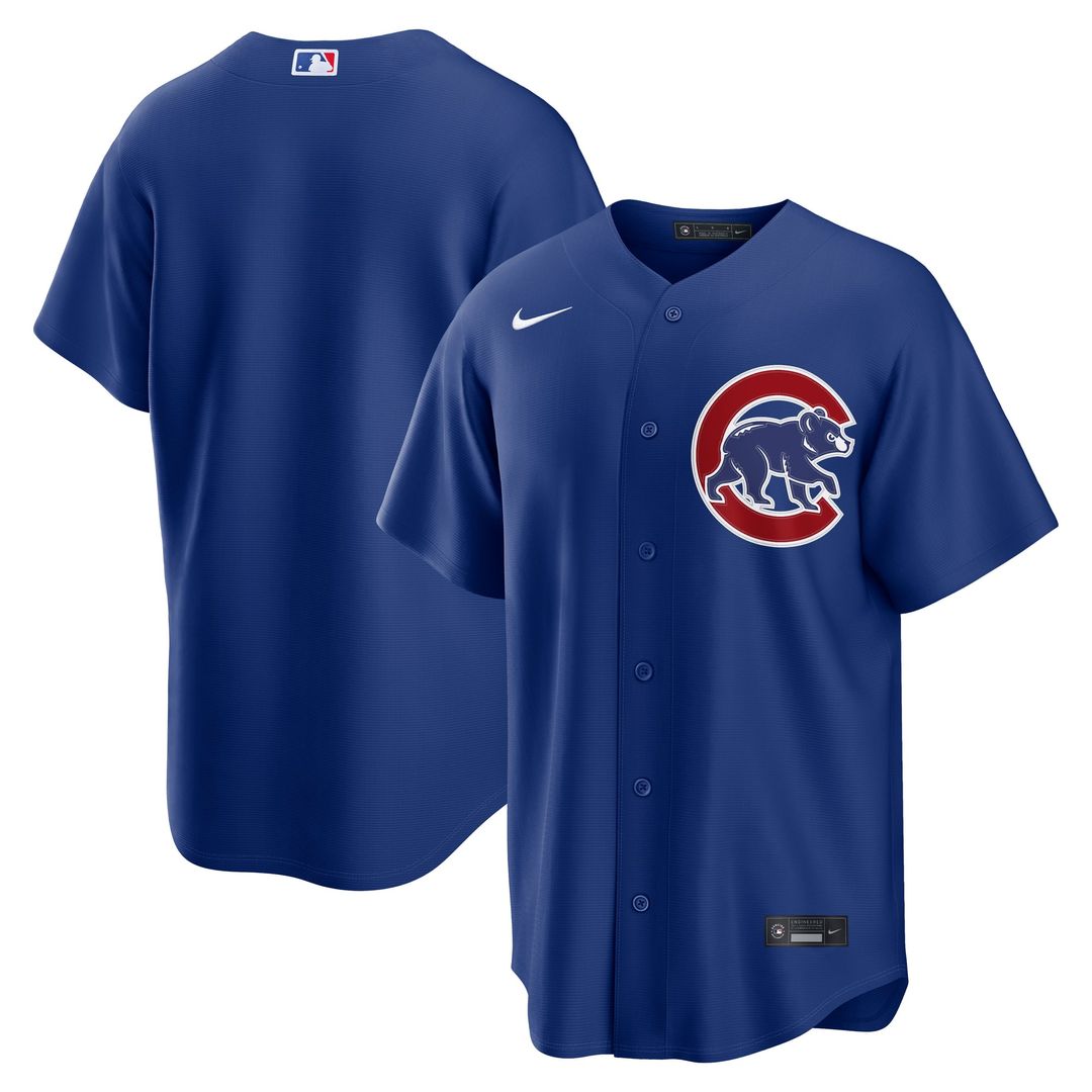 Men's Chicago Cubs Royal Alternate Replica MLB Baseball Jersey - view 1