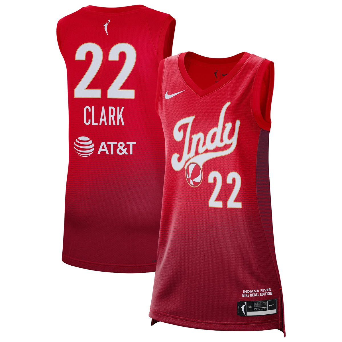 Men's Indiana Fever Rebel NBA Basketball Jersey - Caitlin Clark - view 2