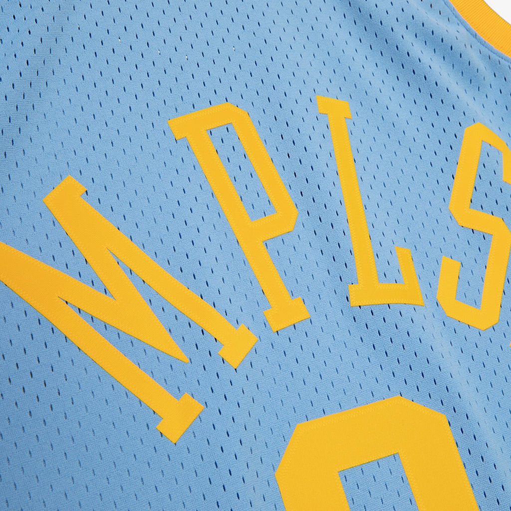 Men's Los Angeles Lakers Derek Fisher 2001 Swingman NBA Basketball Jersey - Columbia Blue - view 5