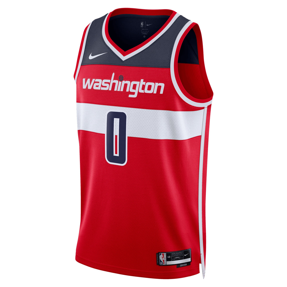 Unisex Bilal Coulibaly Washington Wizards Icon Edition Swingman NBA Basketball Jersey - Red - view 3
