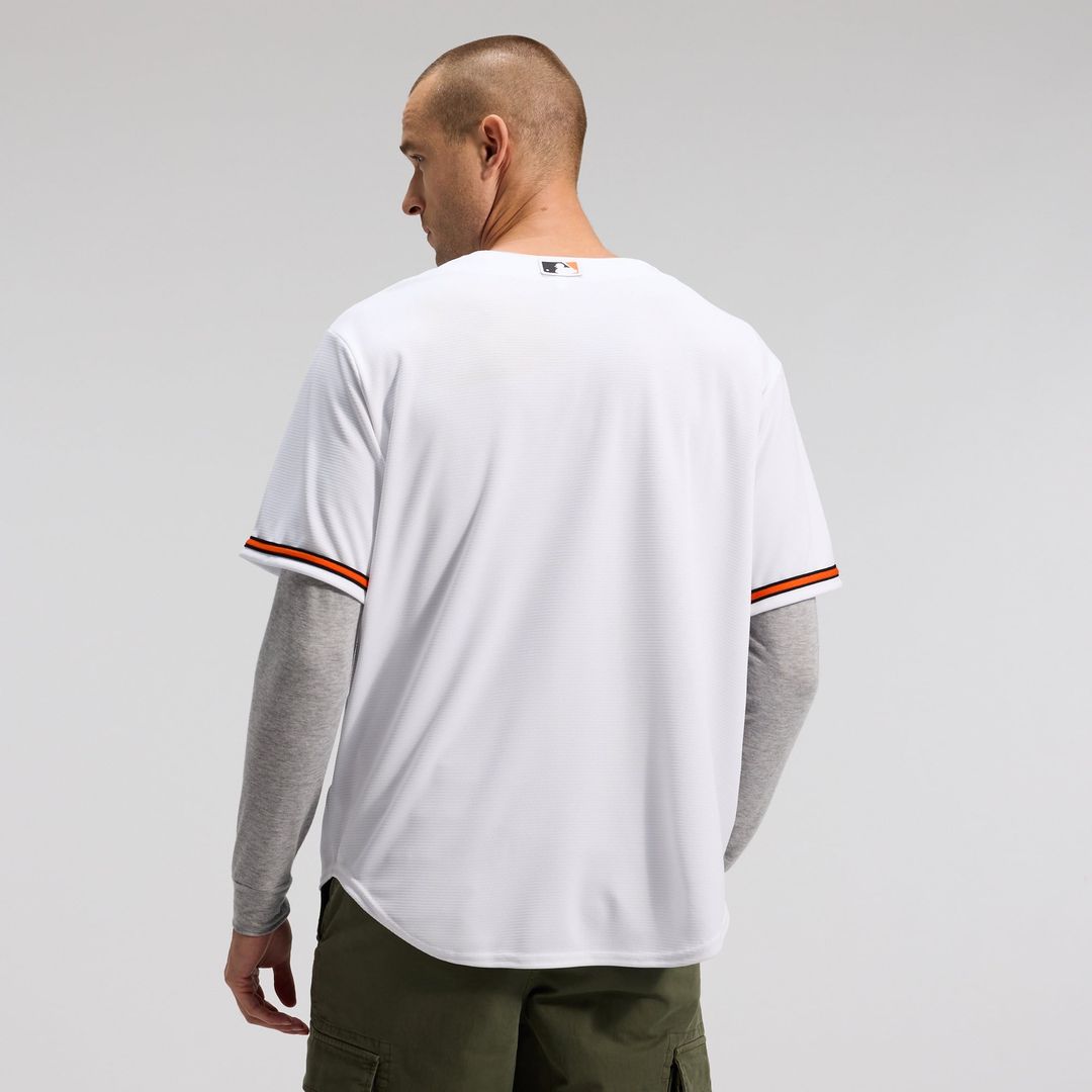 Men's Baltimore Orioles White Home Replica MLB Baseball Jersey - view 13
