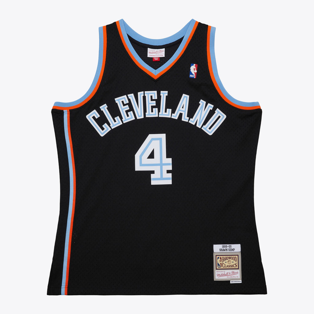 Men's Cleveland Cavaliers Swingman NBA Basketball Jersey Shawn Kemp 1999 - view 2