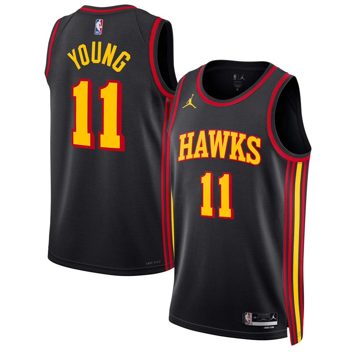 Unisex Atlanta Hawks Statement Edition Swingman NBA Basketball Jersey - Trae Young - view 1