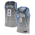 Unisex Isaiah Collier Utah Jazz 2025/26 City Edition Swingman NBA Basketball Jersey - Gray - view 1