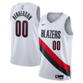 Unisex Scoot Henderson Portland Trail Blazers Replica Association Edition Swingman NBA Basketball Jersey - White - view 1