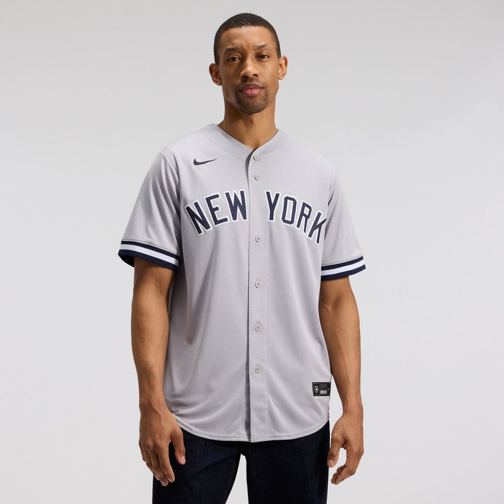 Men's New York Yankees Anthony Volpe Gray Road Replica MLB Baseball Jersey - view 2