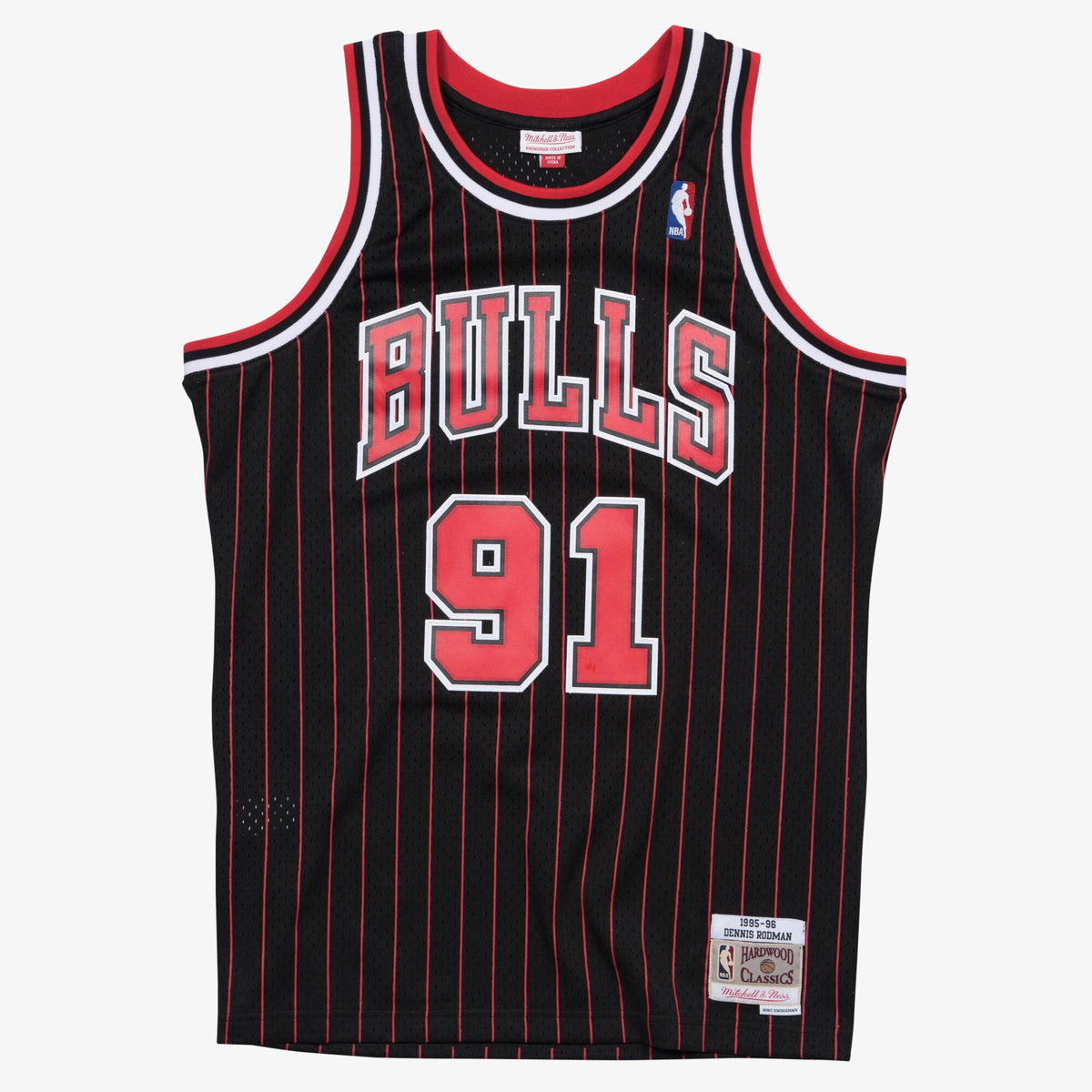 Men's Chicago Bulls Swingman NBA Basketball Jersey Alternate Dennis Rodman 1995-96 - view 1