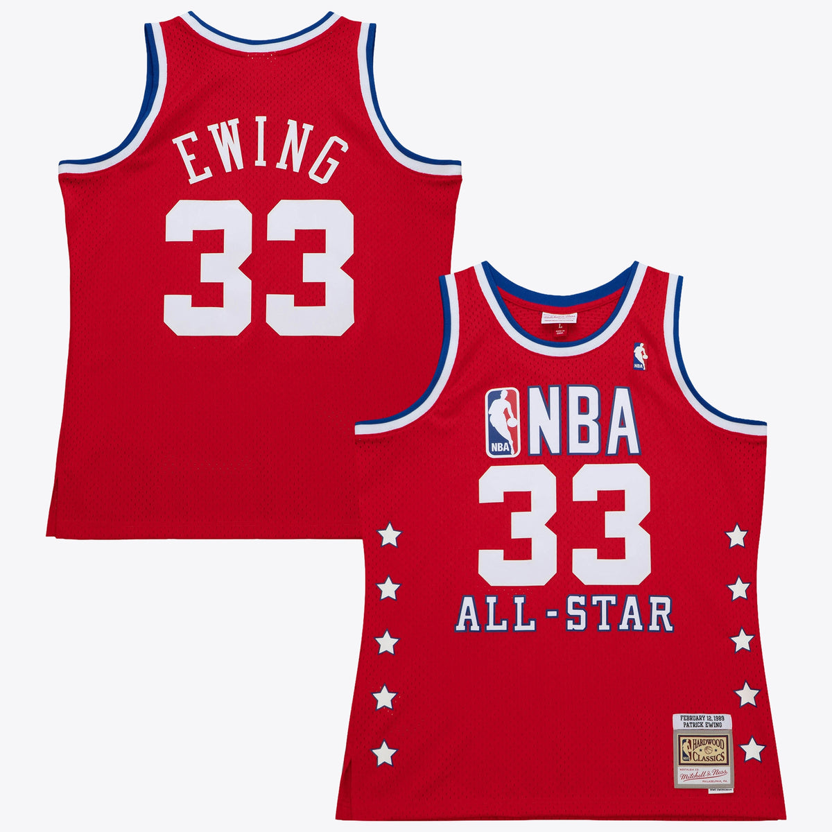 Men's NBA Patrick Ewing 1989 All-Star Swingman Jersey - Scarlet - view 1