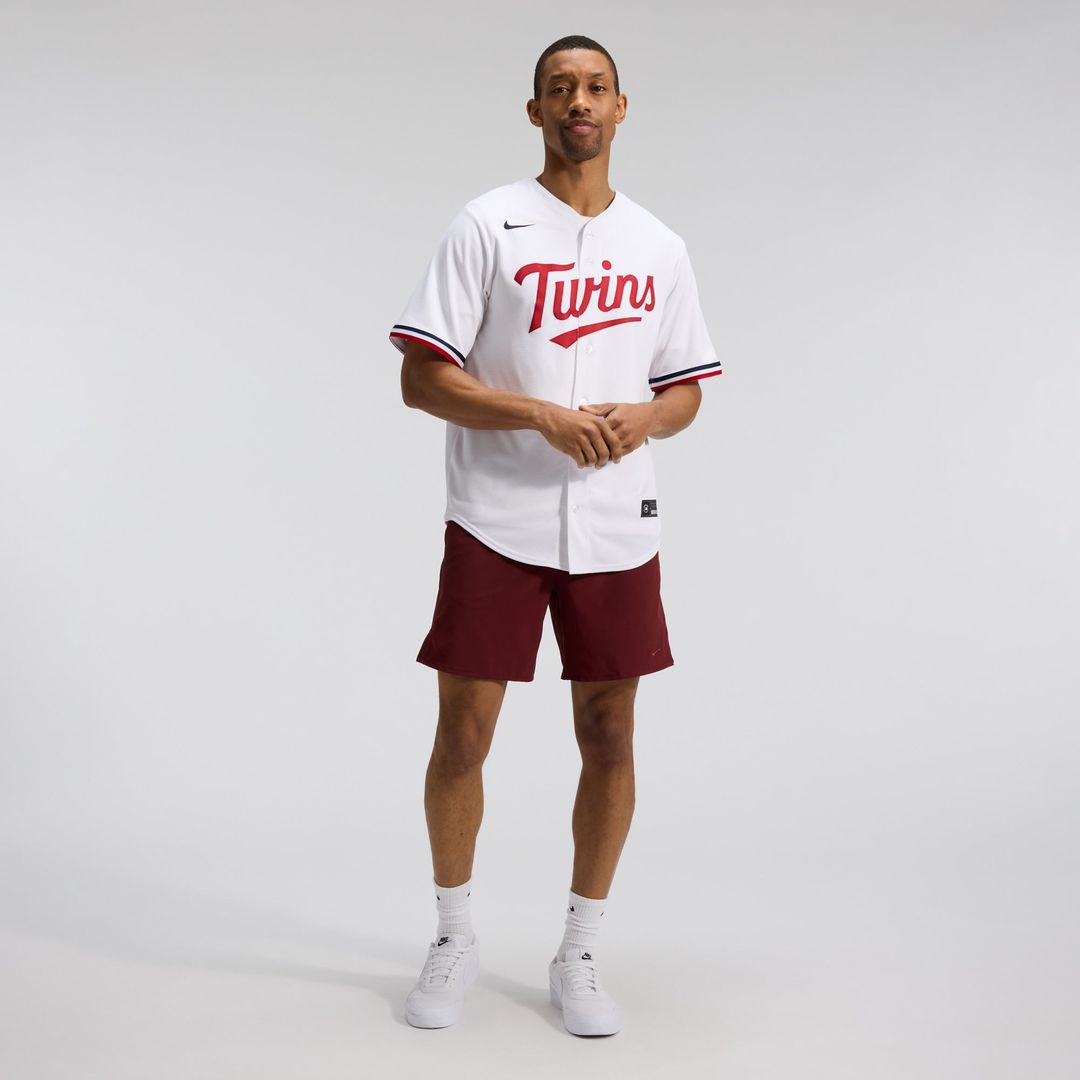 Men's Minnesota Twins Gray Road Replica MLB Baseball Jersey - view 25