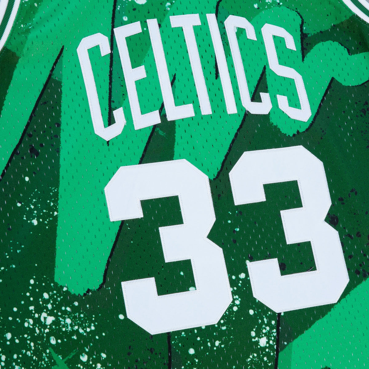 Men's Boston Celtics Larry Bird 1985 Hyper Hoops Swingman NBA Basketball Jersey - Green - view 6