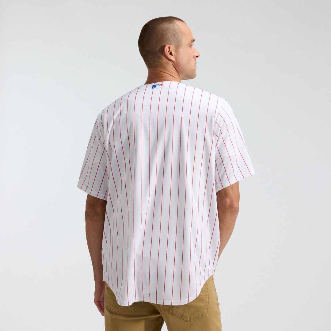 Men's Philadelphia Phillies White Home Replica MLB Baseball Jersey - view 3