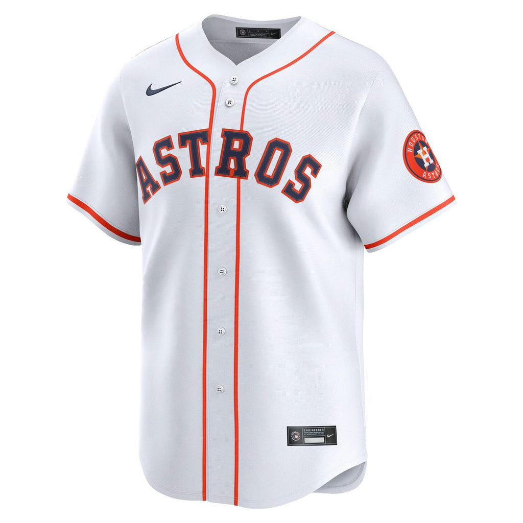Men's Houston Astros White Home Limited MLB Baseball Jersey - view 6