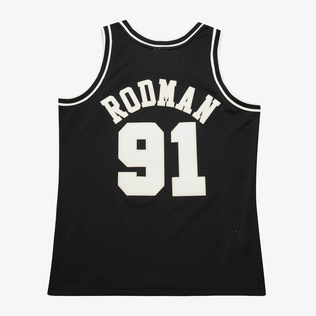 Men's Chicago Bulls Off Court Swingman NBA Basketball Jersey Dennis Rodman 1997 - view 3