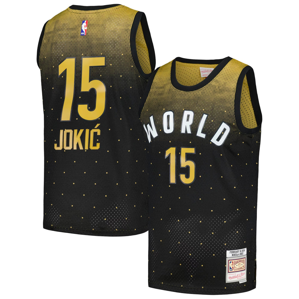Men's Nikola Jokic Black 2016 NBA Rising Stars Challenge Hardwood Classics Swingman Jersey - view 1