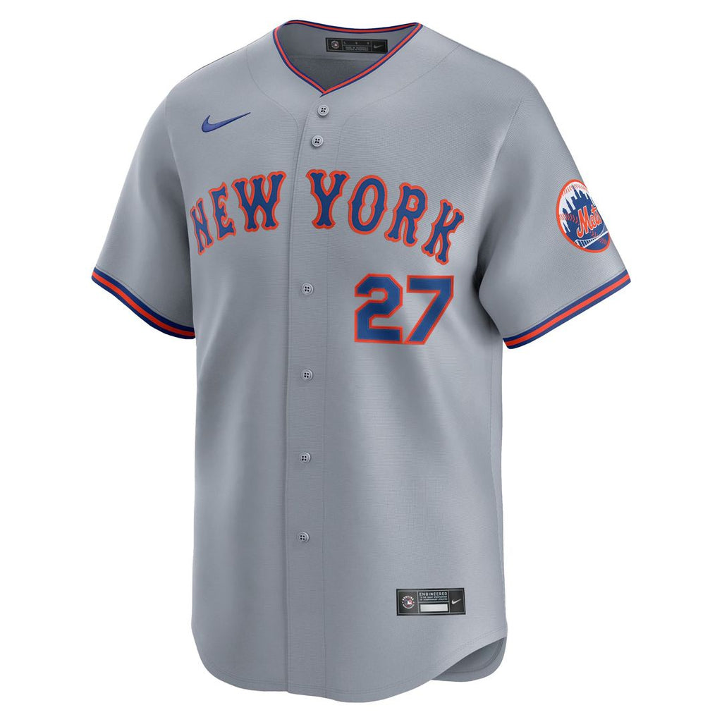 Men's New York Mets Mark Vientos Gray All-Star Limited MLB Baseball Jersey - view 21