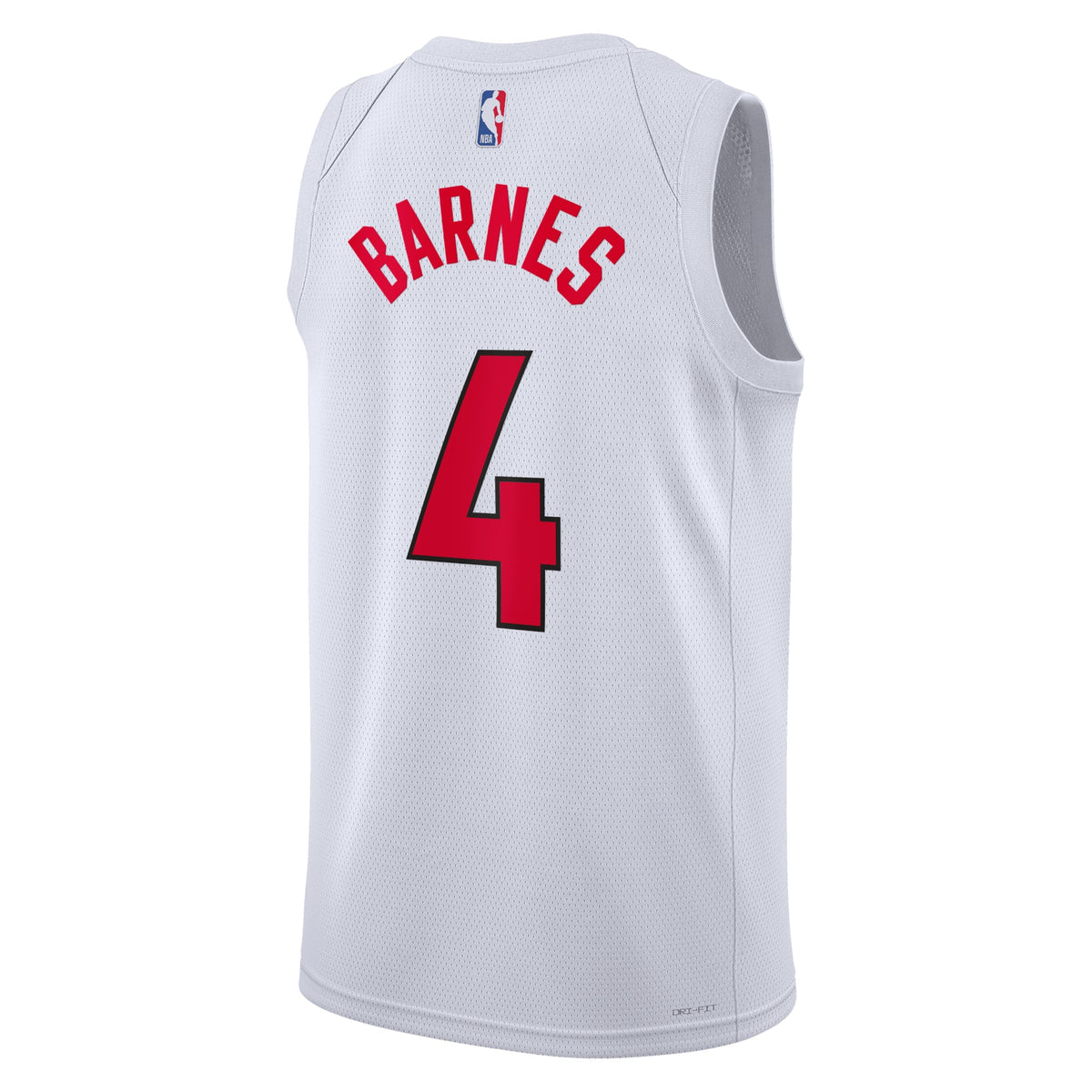 Unisex Scottie Barnes Toronto Raptors Association Edition Swingman NBA Basketball Jersey - White - view 3