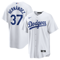Men's Los Angeles Dodgers Teoscar Hernández White Home Replica MLB Baseball Jersey - view 1
