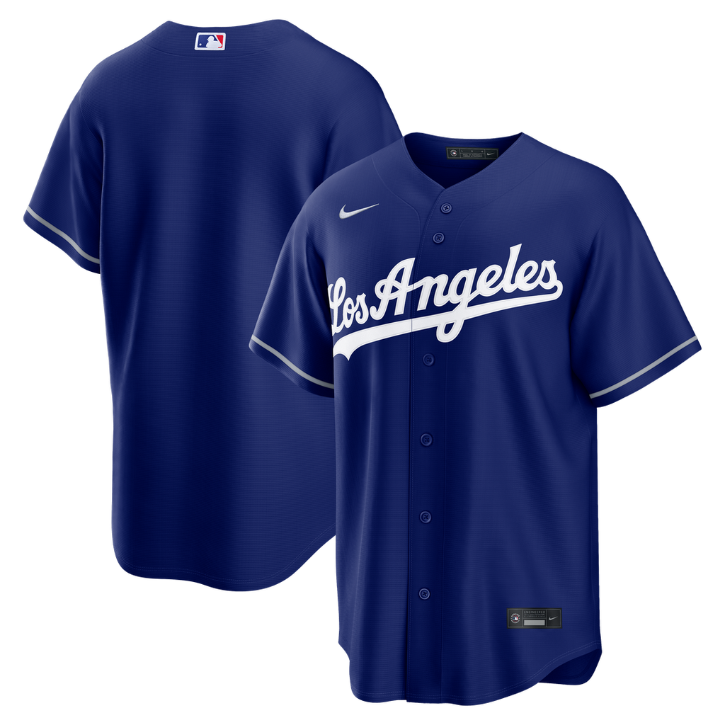 Men's Los Angeles Dodgers Royal Alternate Replica MLB Baseball Jersey - view 1