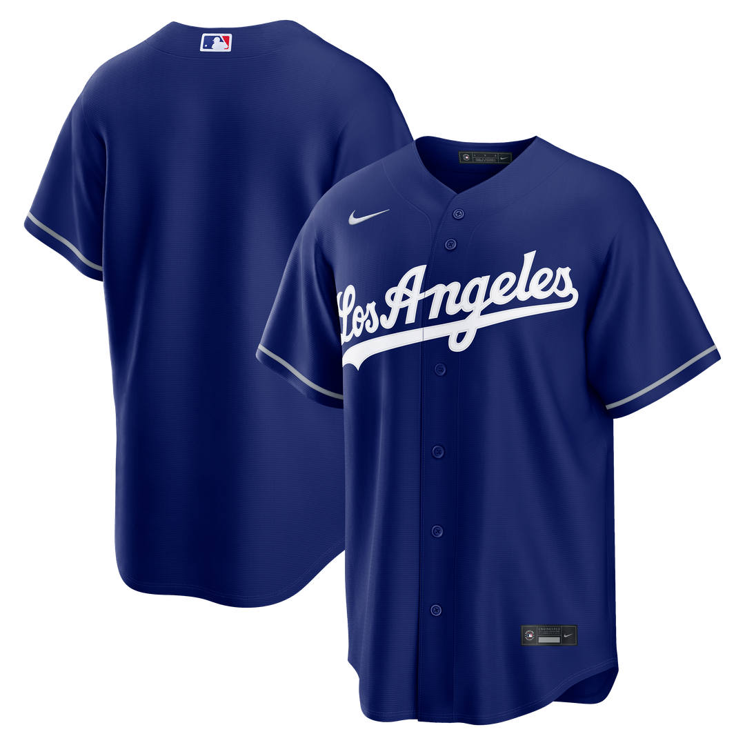 Men's Los Angeles Dodgers Royal Alternate Replica MLB Baseball Jersey - view 1