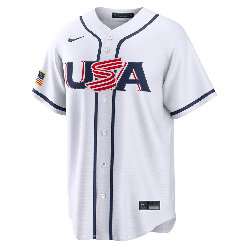 Men's USA Baseball Joe Ryan White 2026 World Baseball Classic Home Stadium MLB Baseball Jersey - view 2