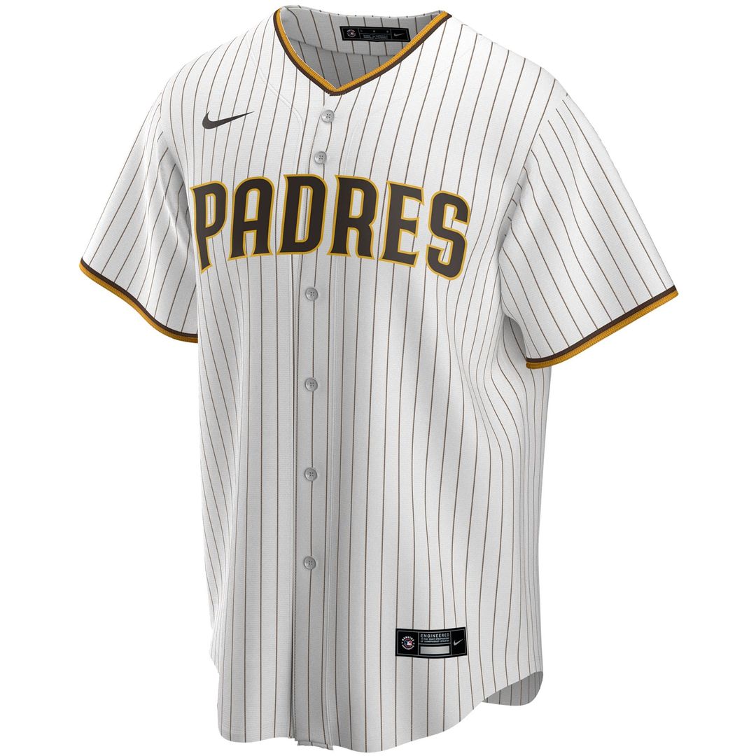 Men's San Diego Padres Manny Machado White Home Replica MLB Baseball Jersey - view 2