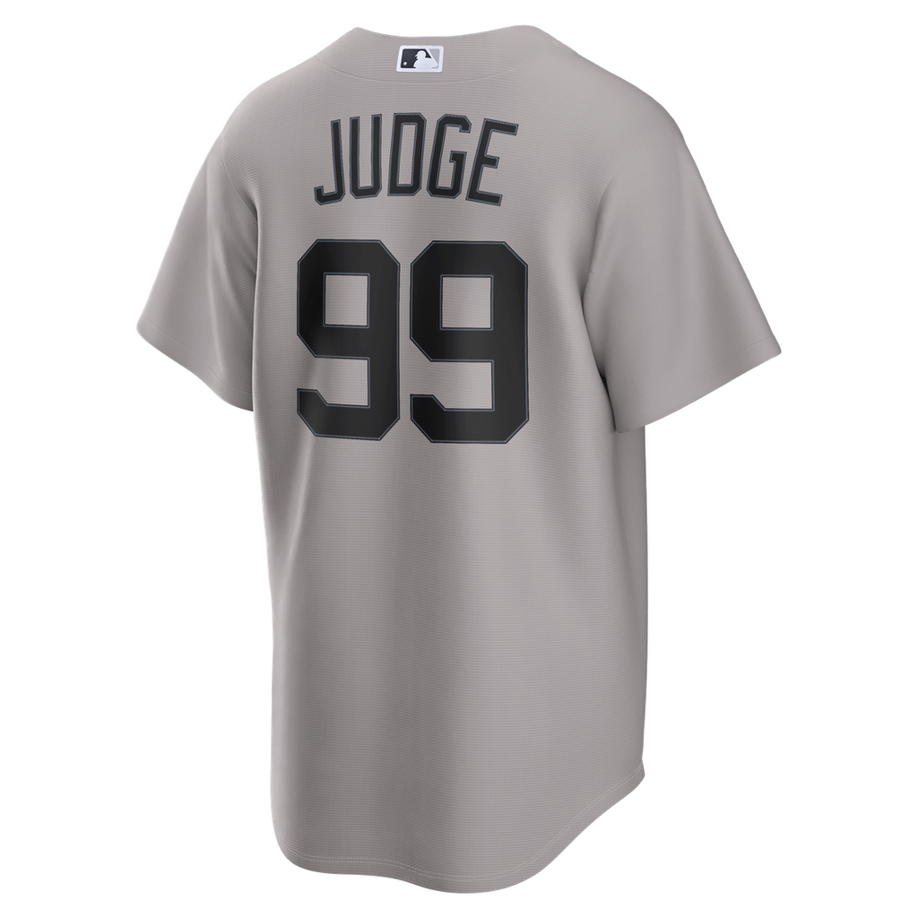 Men's New York Yankees Aaron Judge Gray Road Replica MLB Baseball Jersey - view 6
