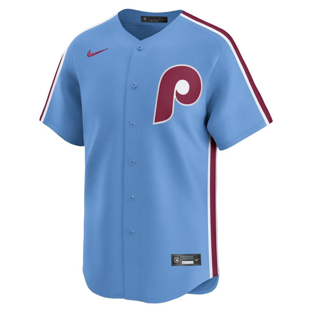 Men's Philadelphia Phillies Light Blue Alternate Limited MLB Baseball Jersey - view 2