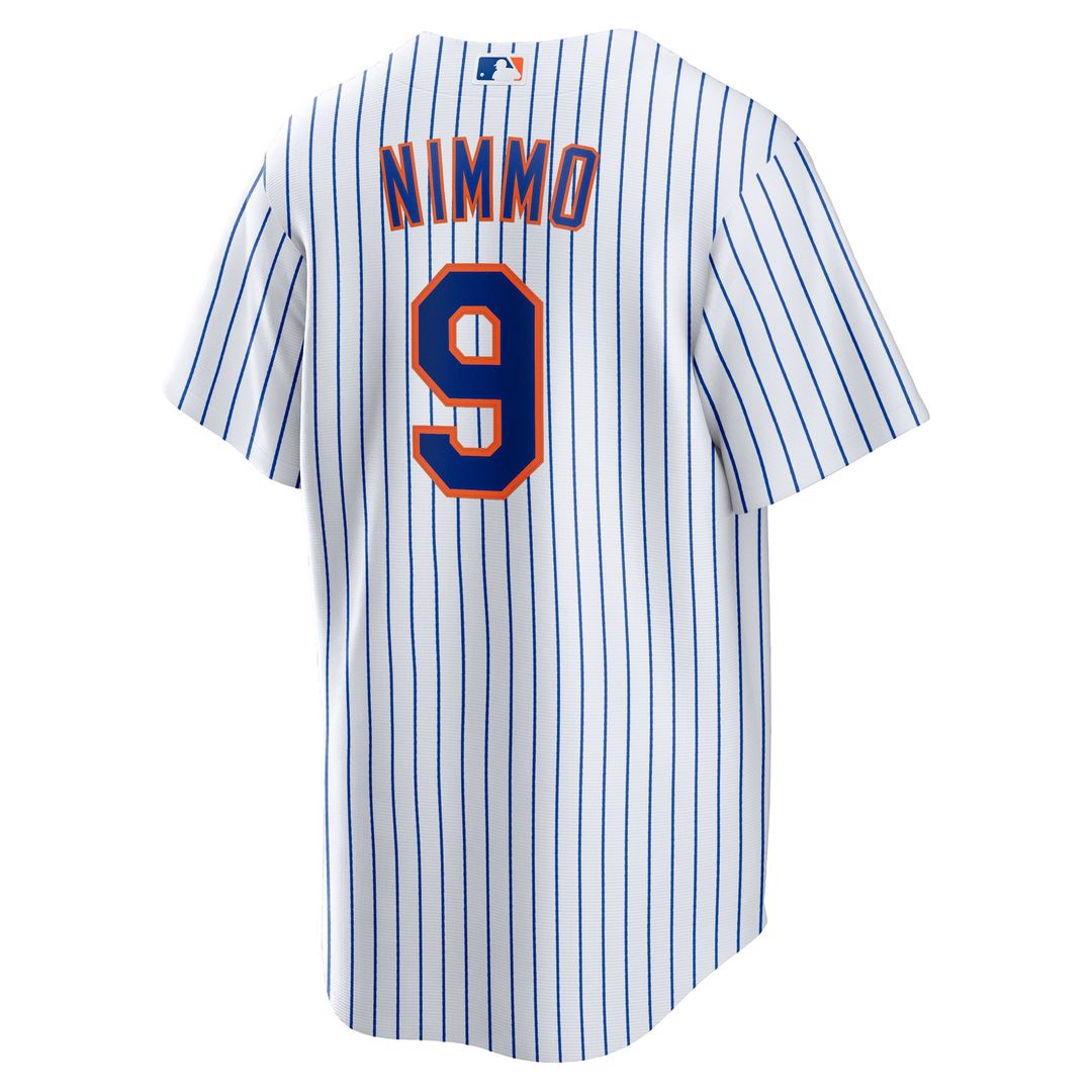 Men's New York Mets Brandon Nimmo White Home Replica MLB Baseball Jersey - view 3
