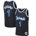 Men's Penny Hardaway Black Orlando Magic 1994-95 Hardwood Classics Swingman NBA Basketball Jersey - view 1