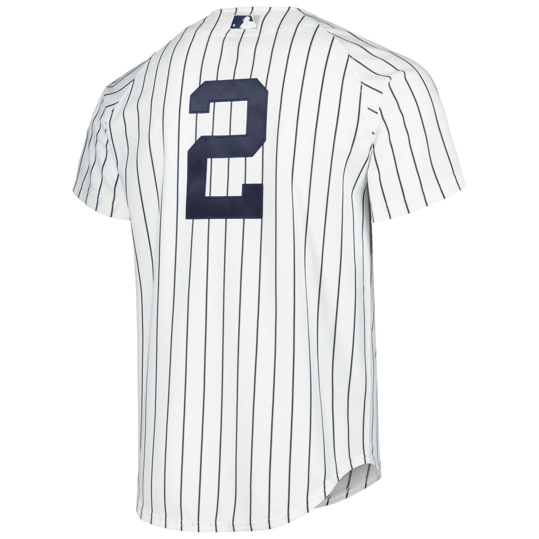 Men's New York Yankees Derek Jeter White Cooperstown Collection MLB Baseball Jersey - view 3