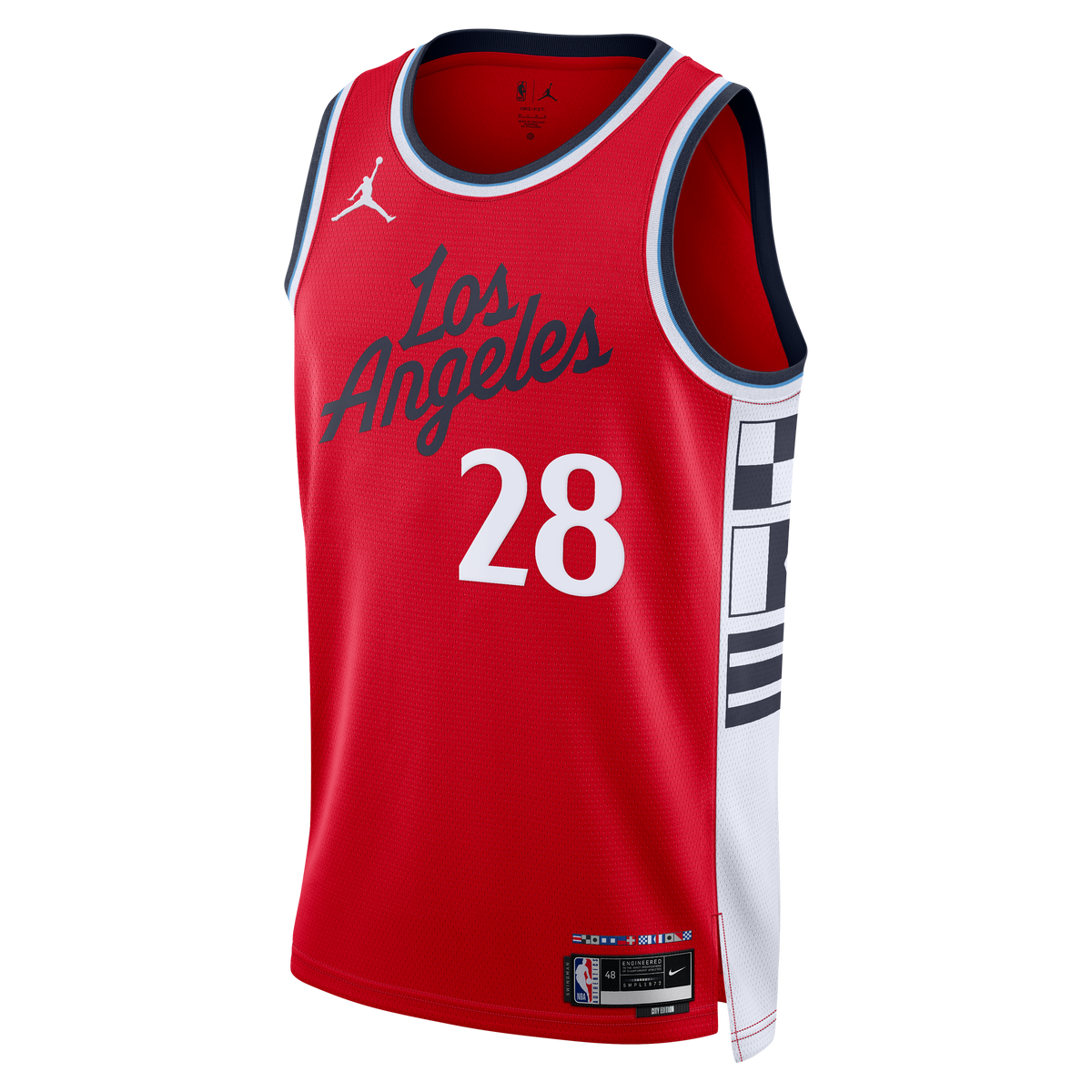 Men's Rui Hachimura LA Clippers Statement Edition Swingman NBA Basketball Jersey - Red - view 3