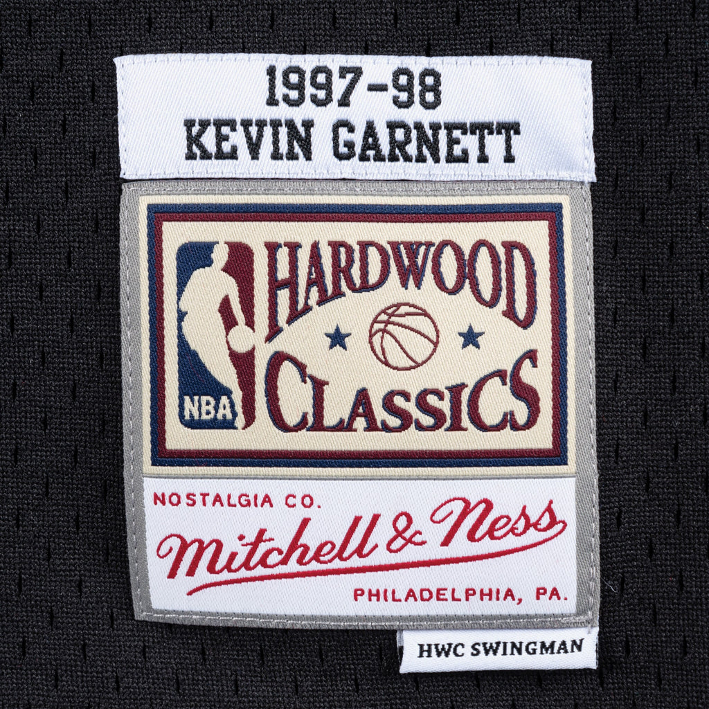 Men's Minnesota Timberwolves Swingman NBA Basketball Jersey Alternate Kevin Garnett 1997-98 - view 4