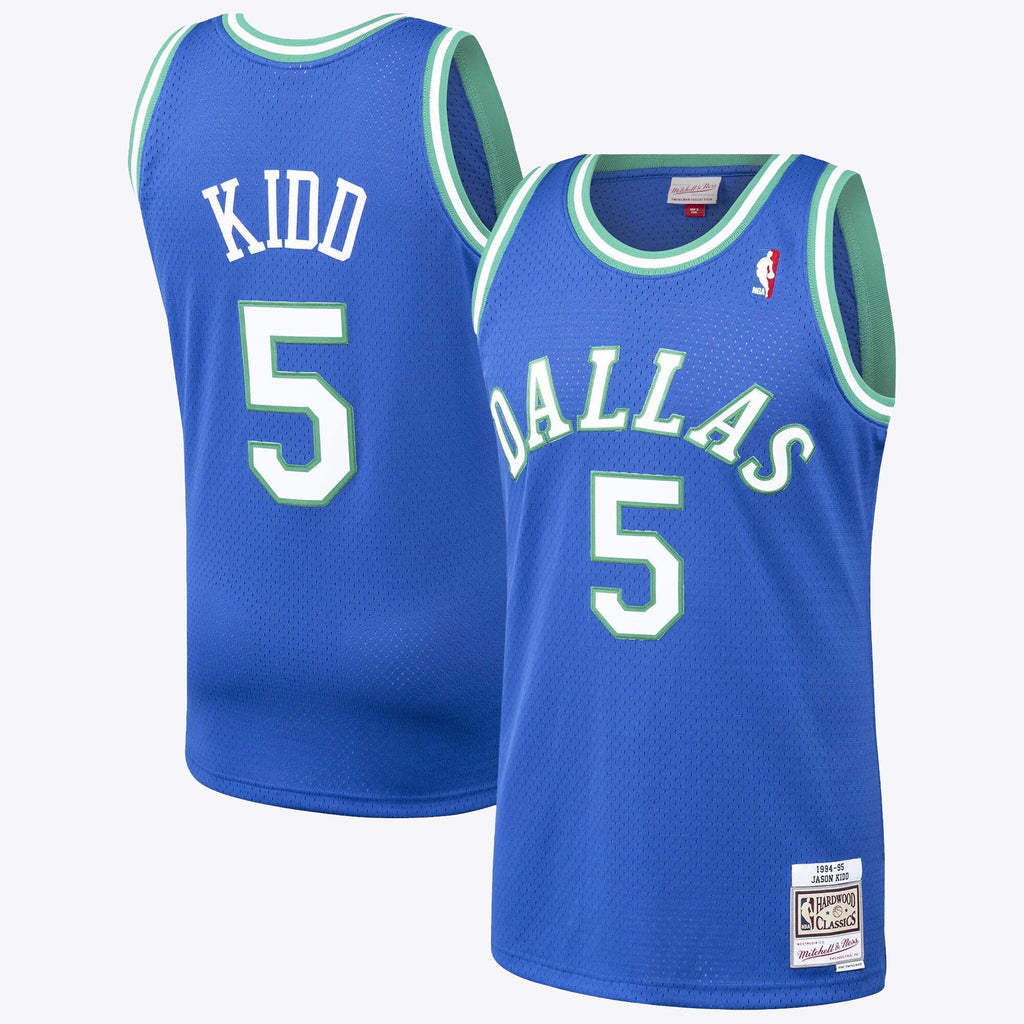 Men's Jason Kidd Dallas Mavericks Hardwood Classics Road NBA Basketball Jersey - Mens - view 2