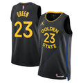Unisex Golden State Warriors 2024/25 Statement Edition Swingman NBA Basketball Jersey - Black - Draymond Green - view 1